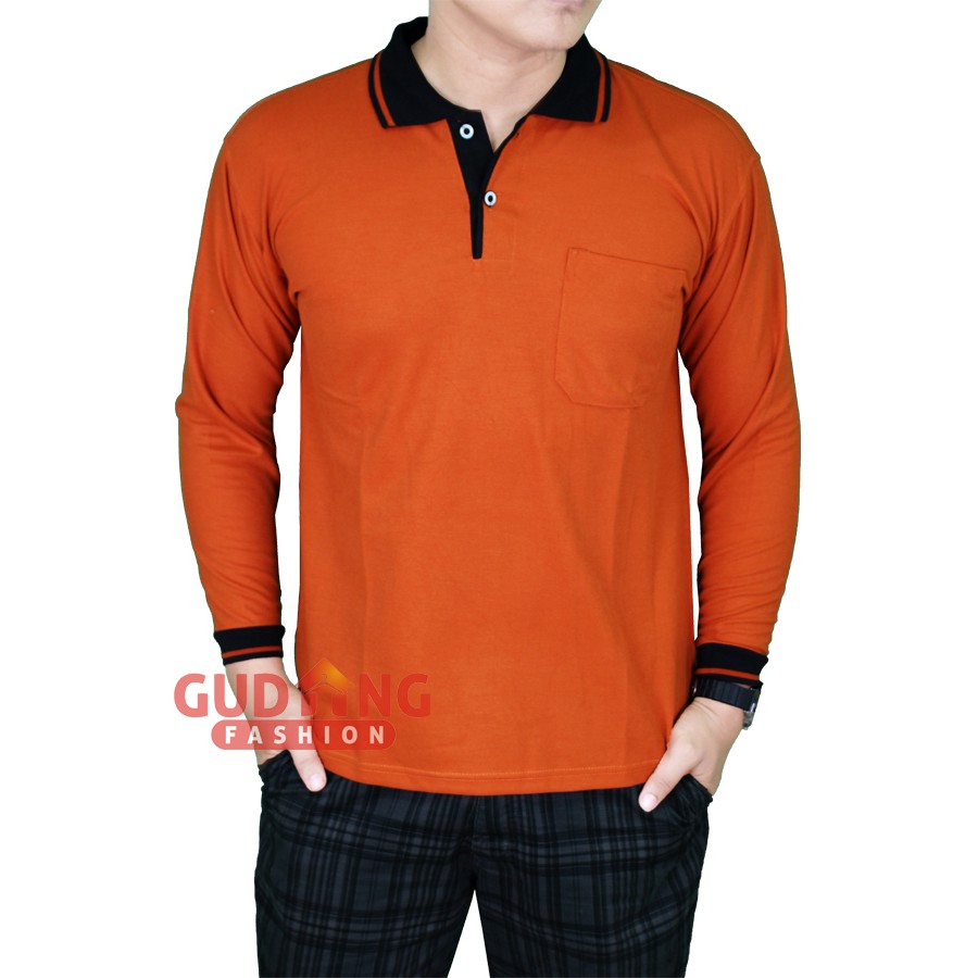 Polo Shirt Pria Lengan Panjang PLS 55