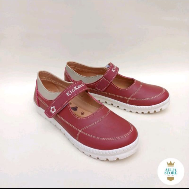 Sepatu kickers wanita  big size 41_45 murah Au37