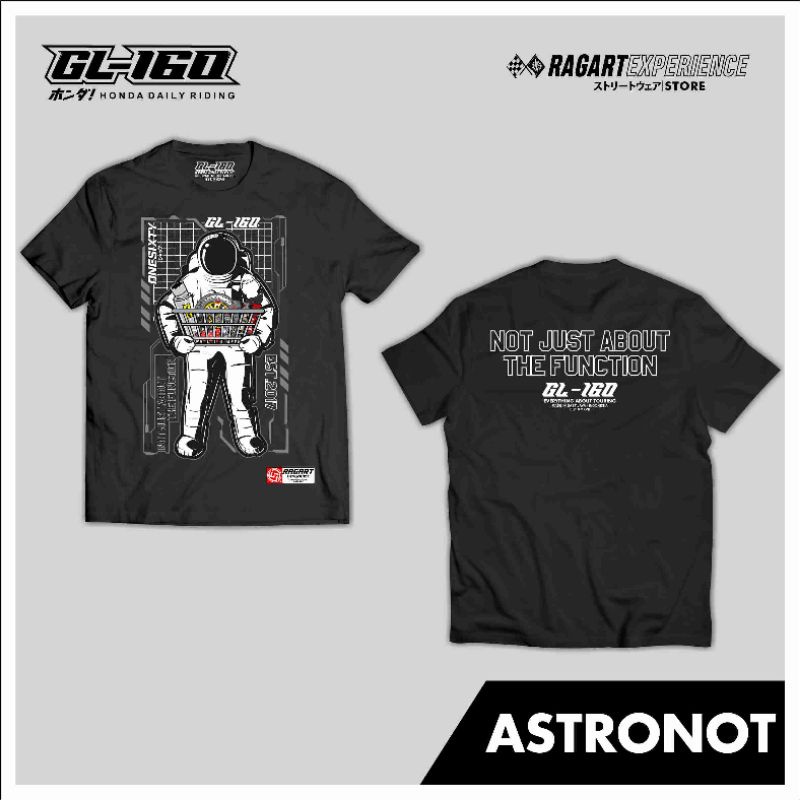KAOS GL 160 ASTRONOT PENDEK HITAM / KAOS MEGAPRO / KAOS HEREX