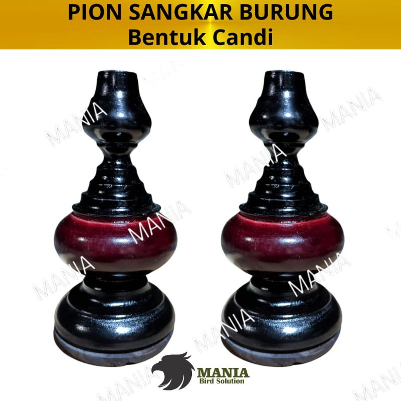 Pion sangkar burung kayu finishing