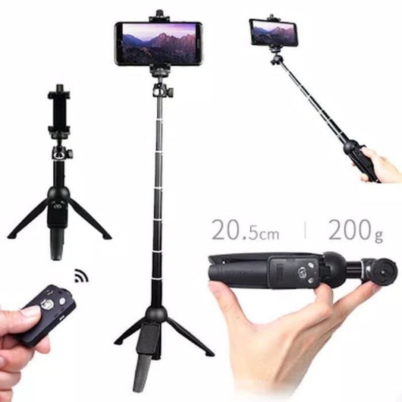 TRIPOD YUNTENG REMOTE BLUETOOTH SELFIE STICK