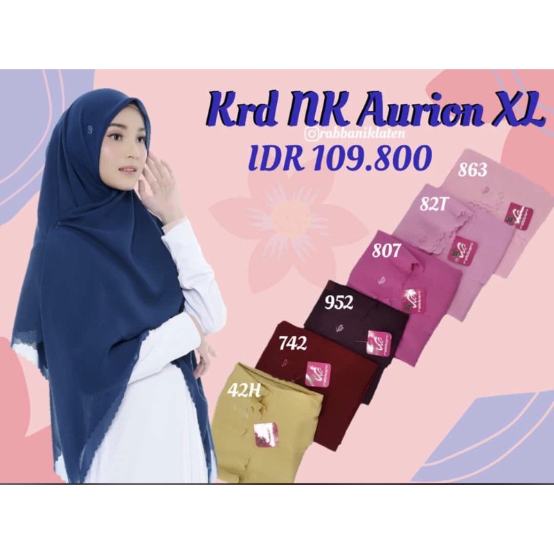 (Best Seller) Zahira Aurion XL Rabbani ORI