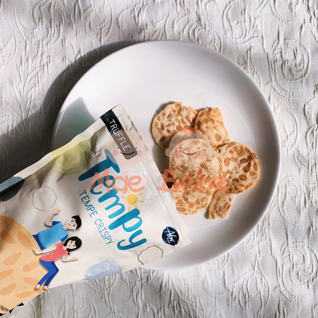 Abe Food Tempy Snack Cemilan Keripik Tempe Chips Crispy Rasa Truffle 70g
