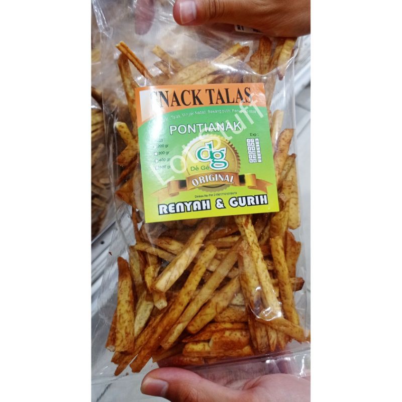 

Stick Talas/Keladi DG Snack Asli Khas Pontianak 150gr~Gurih dan Renyah