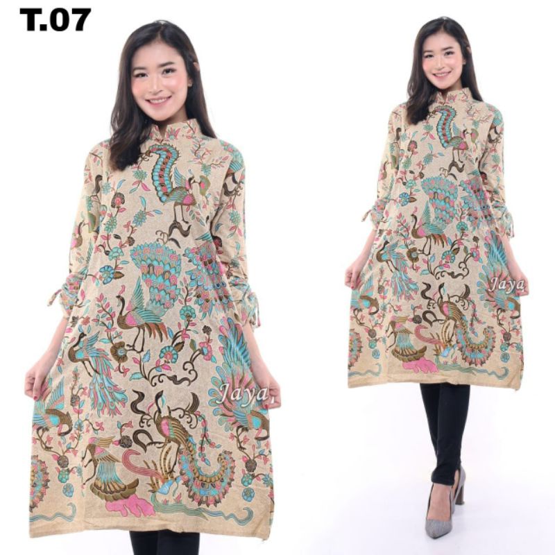 TUNIK BATIK WANITA MOTIF BARU BATIK DIANPUTRI-T Borobudur