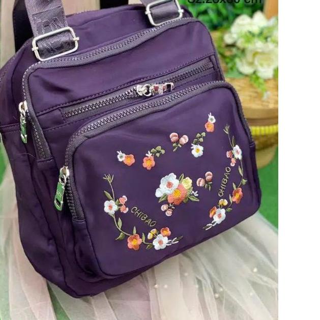 ✺ Tas Ransel 3in1 ORI Chibao 1850-11 ❇
