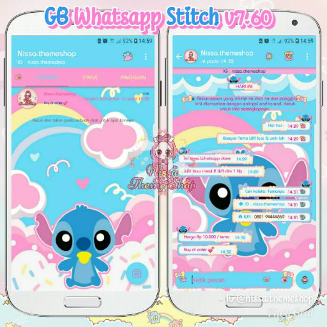 Tema Whatsapp Tema Wa Stitch