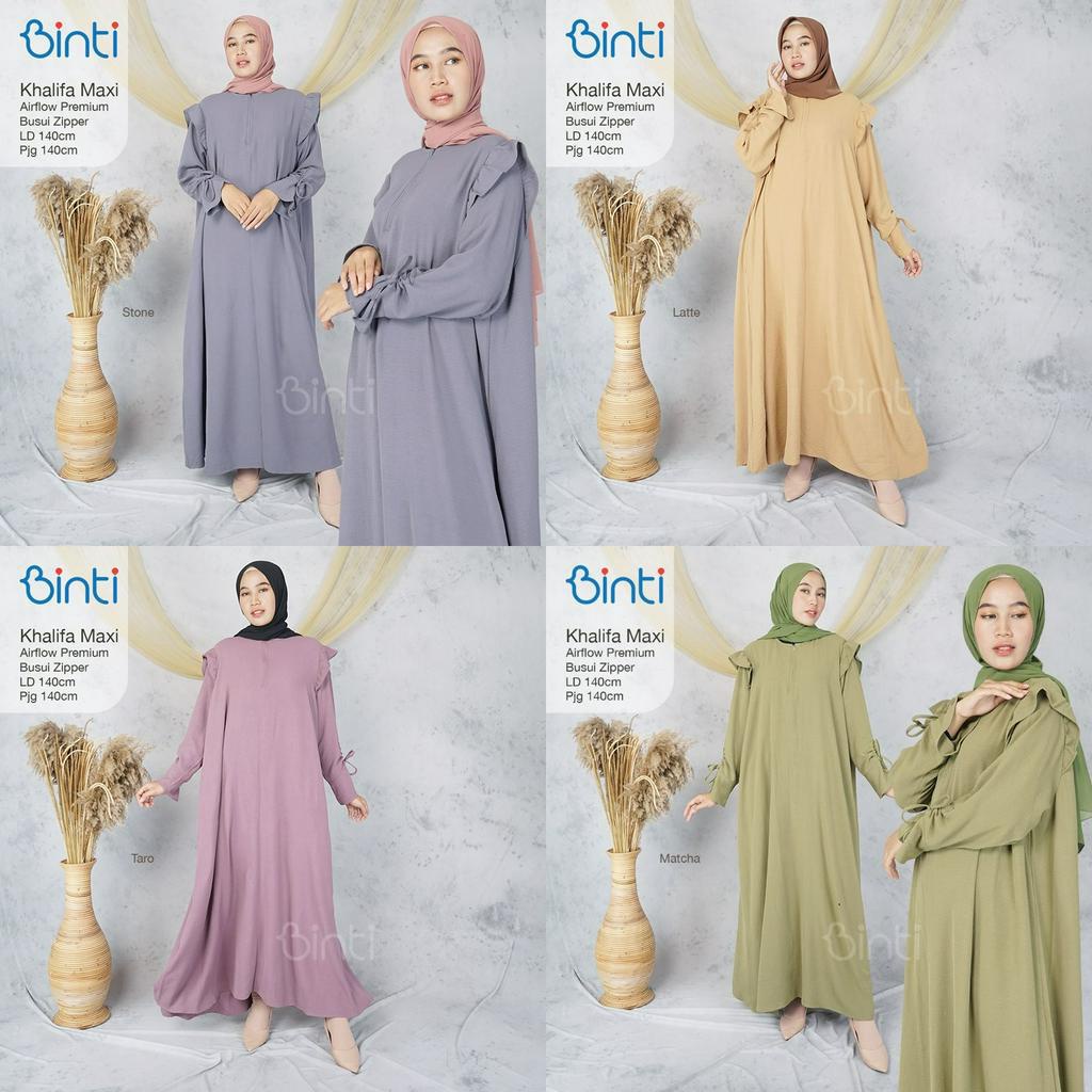 DRESS AIRFLOW / 17.7 / HANA STAFA LOTTA ROSELLA KHALIFA / LD 140 CM / PB 140 CM / ALLSIZE FIT TO XXL / BINTI