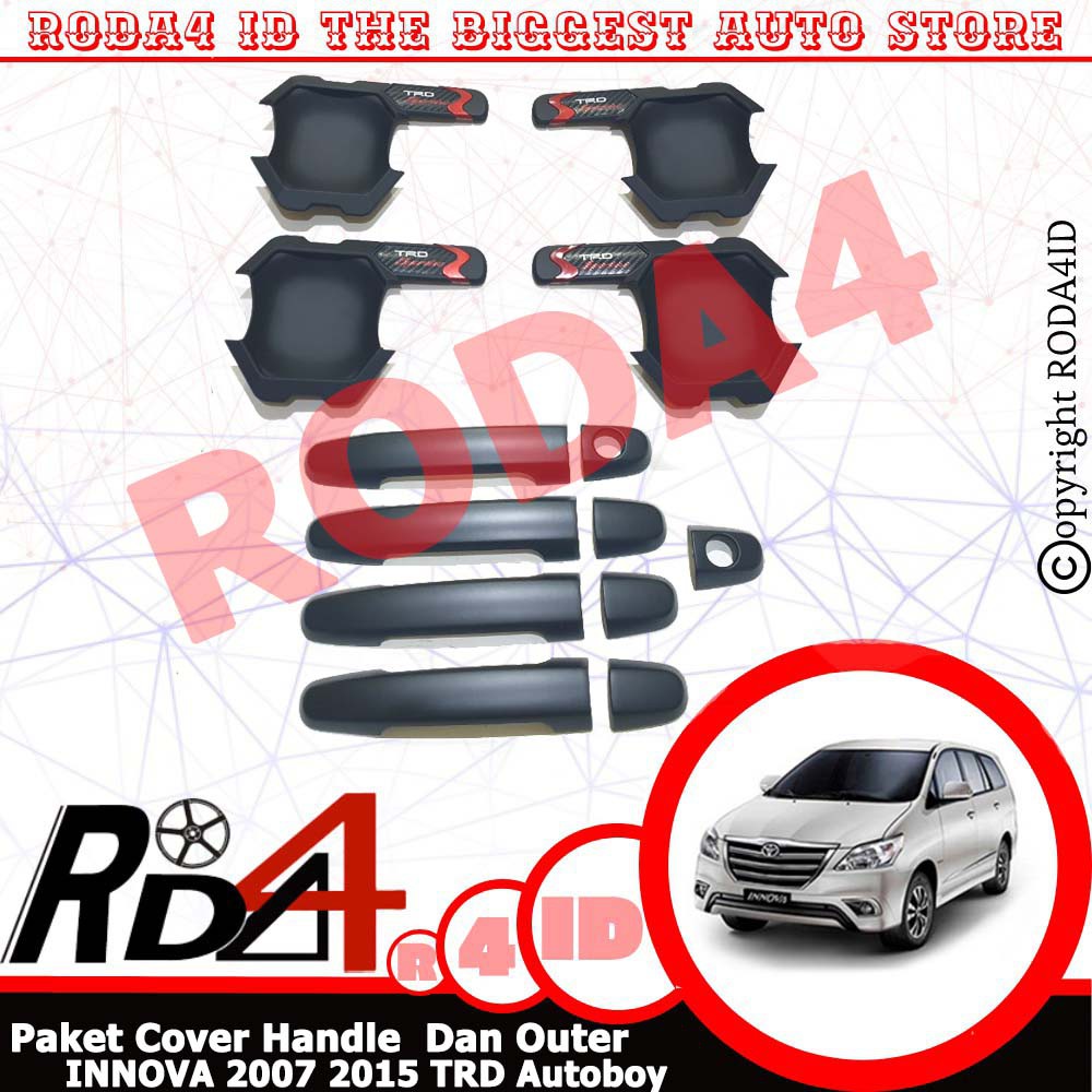 Paket Outer Dan Cover Handle Innova 2007-2015 Trd Sportivo AUTOBOY