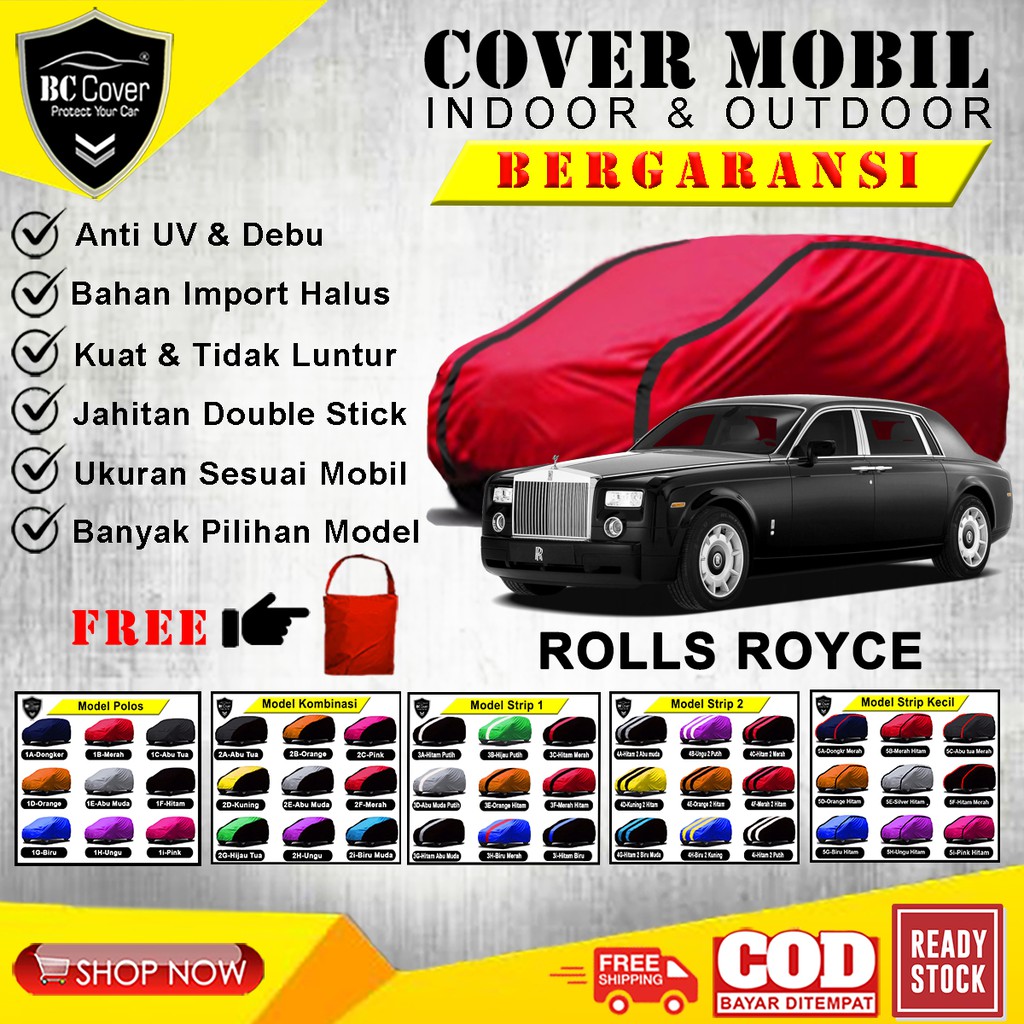 Body Cover Mobil Rolls Royce / Sarung Mobil Rolls Royce / Selimut Mantel Pelindung Jas Kerudung Mantol Tutup Penutup Mobil Rolls Royce Outdoor