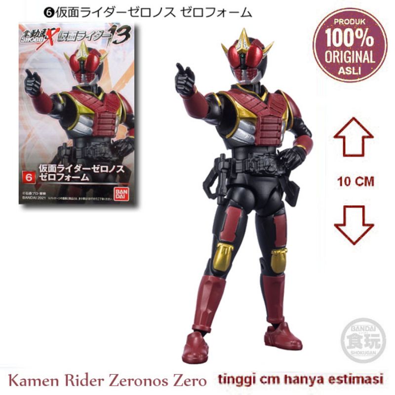 MINI SHF/SHODO X - VOL.13 - KAMEN RIDER ZERONOS ZERO - ORI BANDAI