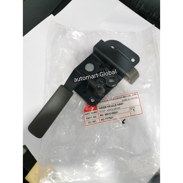 Handle handel pintu belakang dalam toyota hardtop 2F fj40 bj40