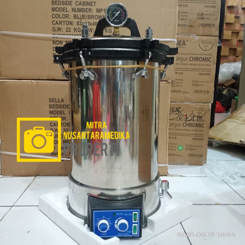 Autoclave Gea 24 Liter Dengan Timer