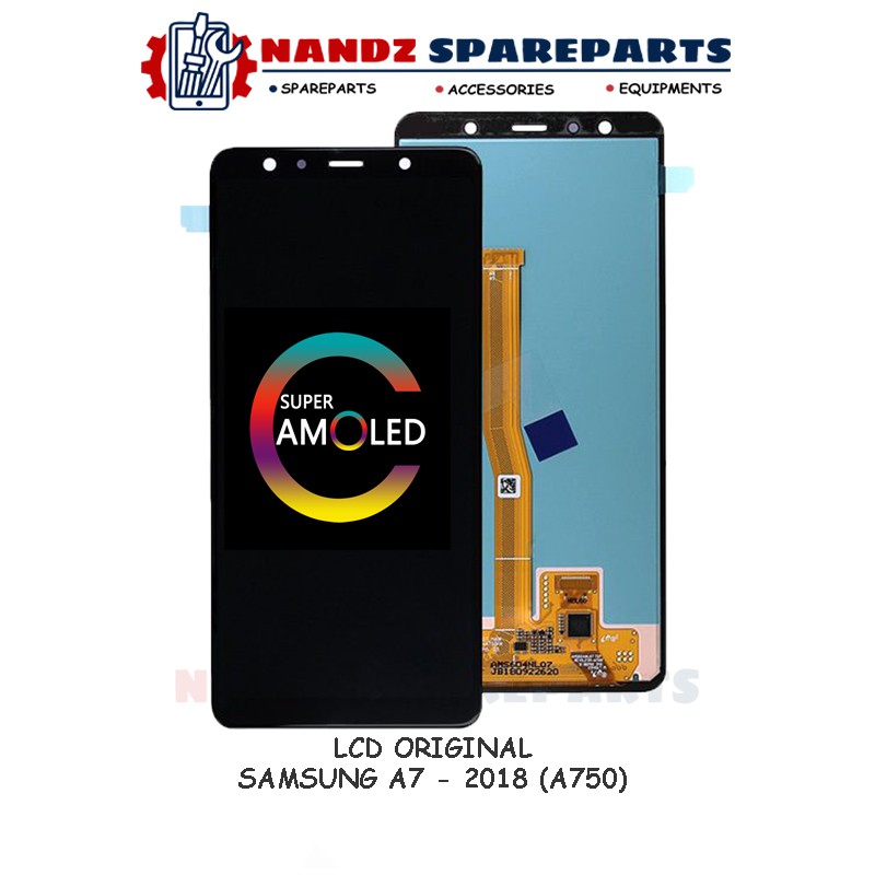 SUPER AMOLED LCD SAMSUNG A7 - 2018 (A750) ORIGINAL