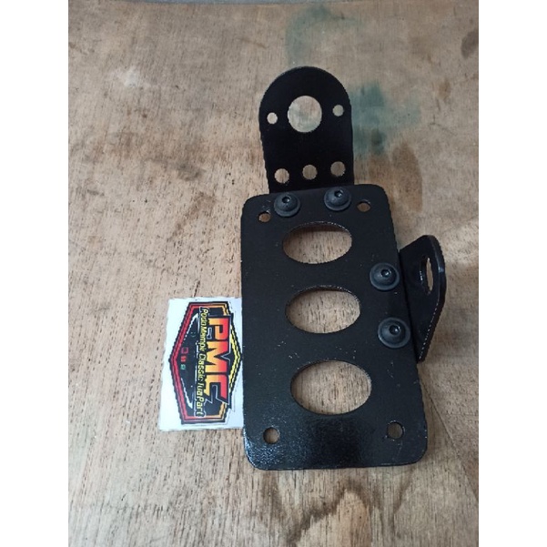 Bracket Breket Dudukan Plat Nomor Samping Belakang Import Motor Custom