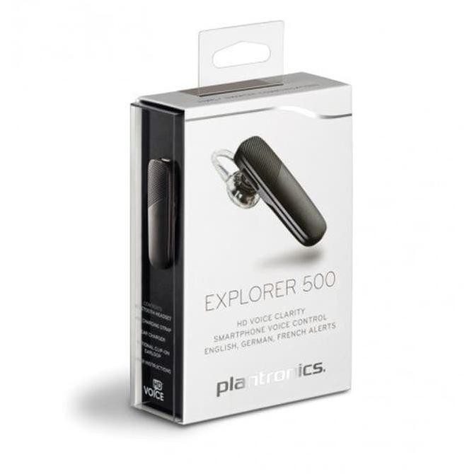 Headset Bluetooth Plantronics Explorer 500 - Grey - Hitam berkelas