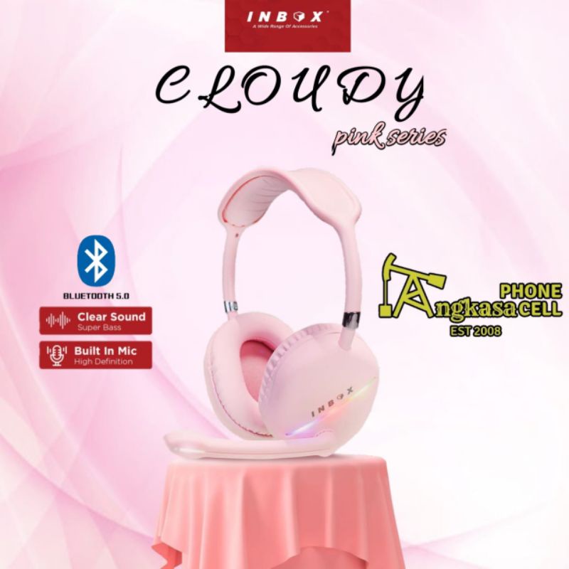 Headphone Cluody Pink Series Inbox