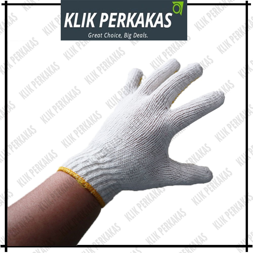 Sarung tangan bintik murah anti slip Steel Horse glove lusinan