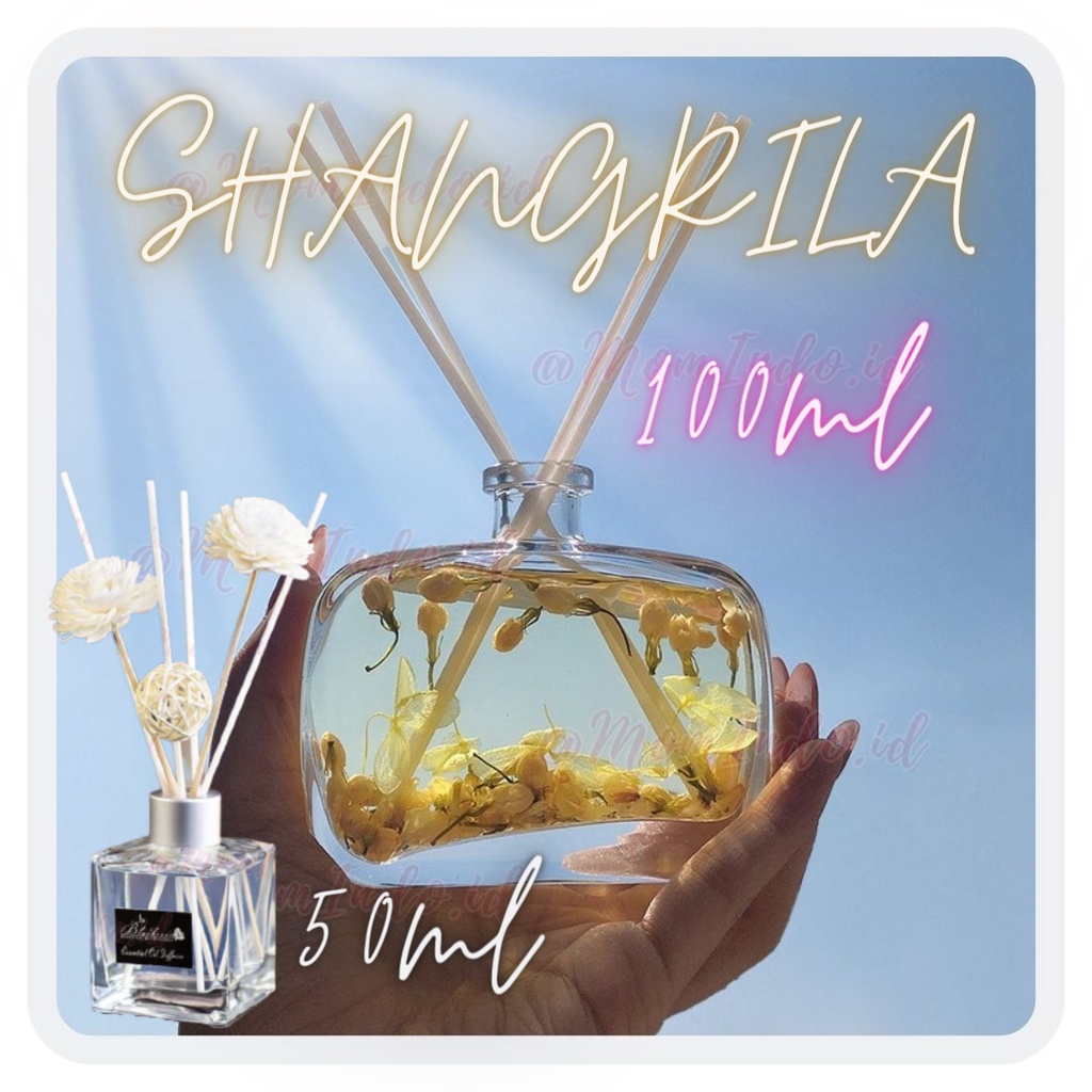 Reed Diffuser Difuser Aromaterapi Aromatherapy Aroma Terapi Pewangi Ruangan-Shangri-La