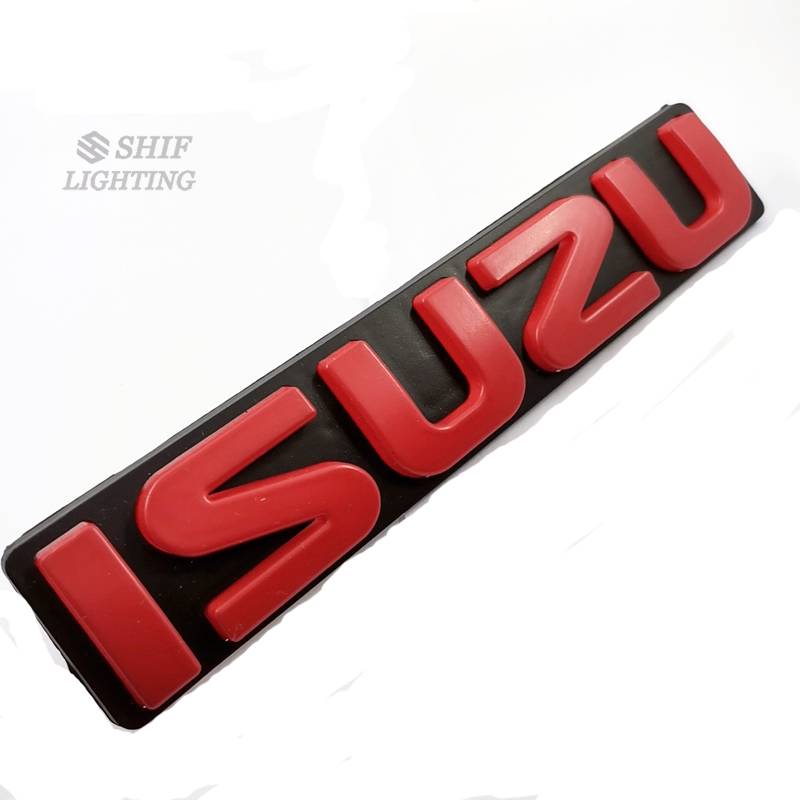 1pc Stiker Emblem Logo Isuzu Bahan Abs Untuk Grill Depan Isuzu Mux Dmax