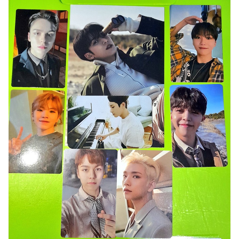 [CLEARANCE SELL] Mingyu Scoups path face the sun, Woozi Seungkwan Vernon attacca, Bene mecima Wonwoo