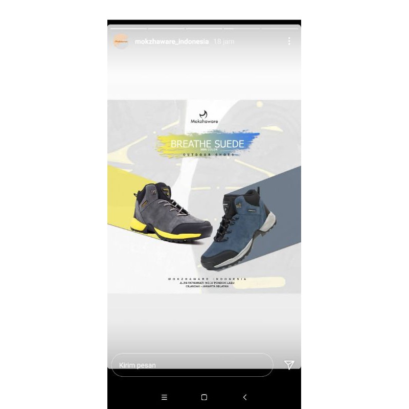 Sepatu Mokzhaware Breathe Suede