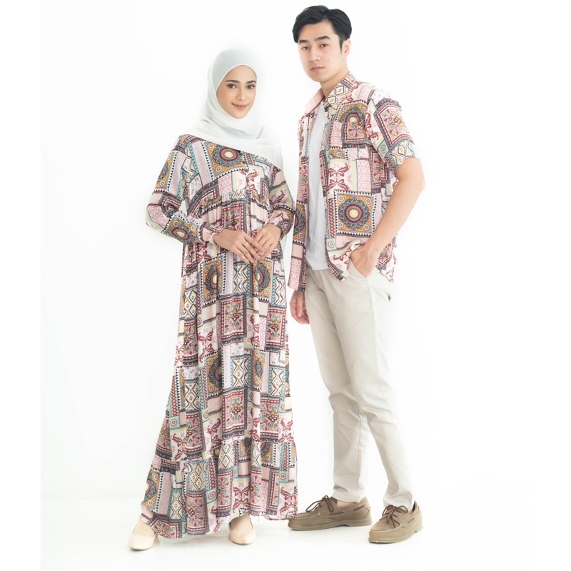 COUPLE SET SERI 1 I Set couple keluarga untuk kondangan bahan Rayon I Serasi dan nyaman