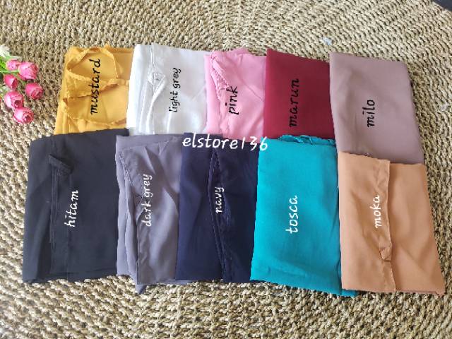 Daily Khimar Syar'i Simpel Jumbo Aisyah Tali / Bergo Maryam Jumbo / Bergo Instan Jumbo Termurah