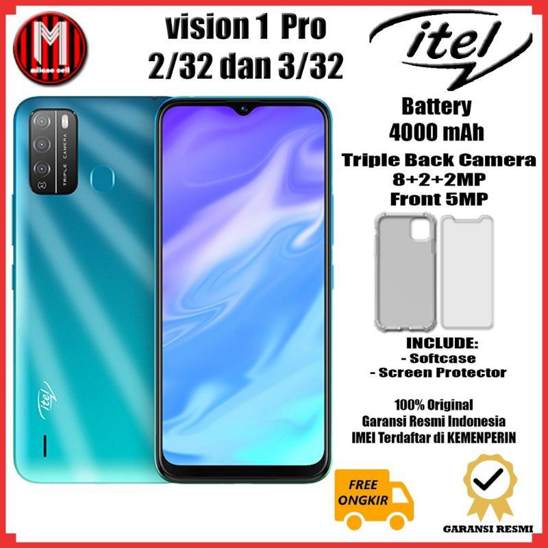 Itel Vision 1 Pro 2/32 garansi resmi