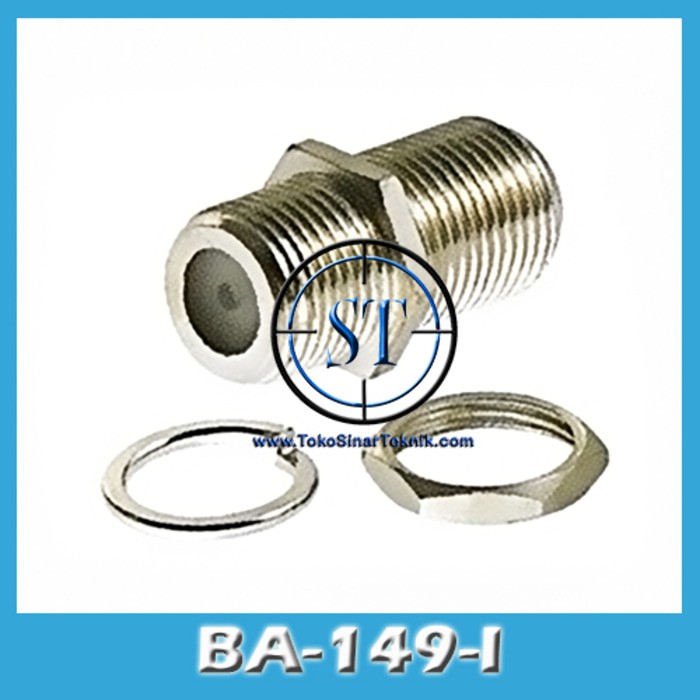 BA-149 -I Adapter Coaxial Antena Tv Parabola Female to Female Coupler Extension rg6 rg59