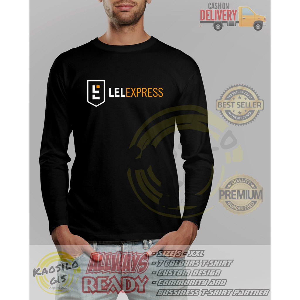 Kaos Lengan Panjang Lel Express Lz Elogistic Express Perusahaan - Kaosilogis
