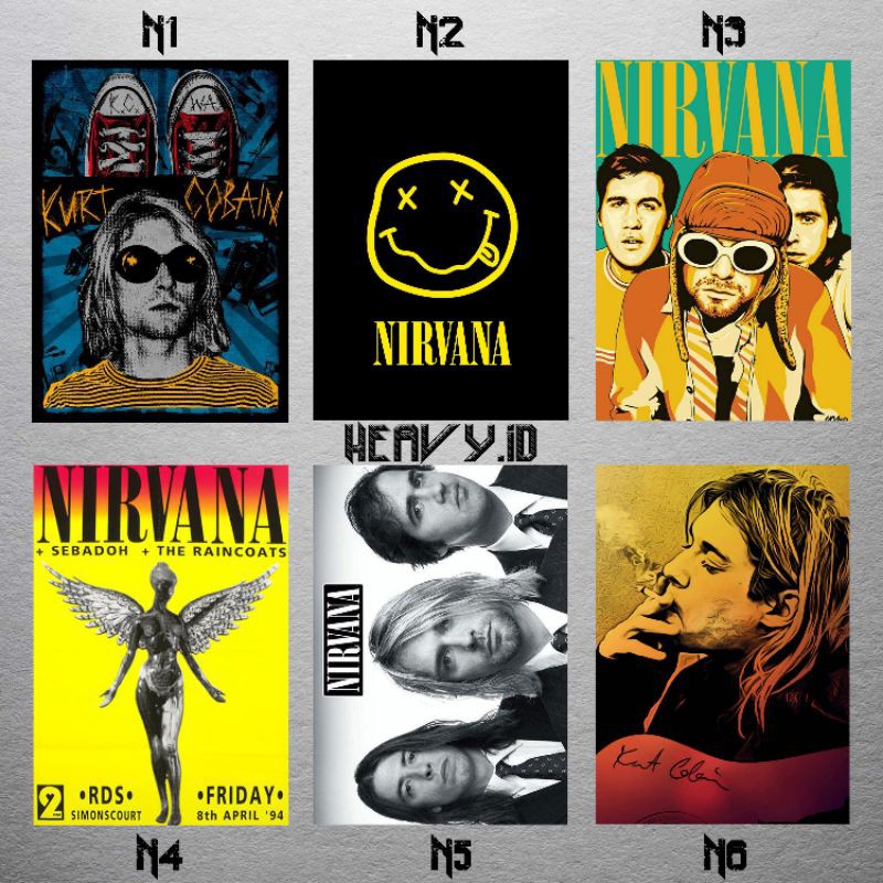 POSTER BAND A3 NIRVANA
