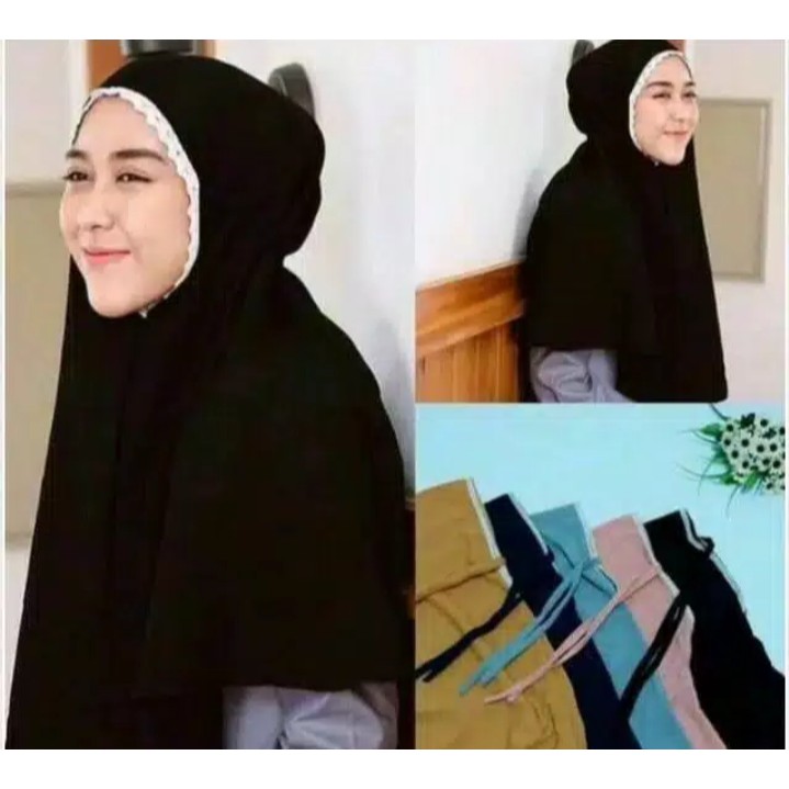 HIJAB.OOTD JILBAB INSTANT BERGO AINA AL AZHAR