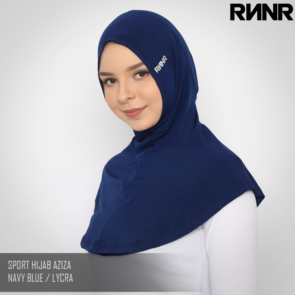 RNNR Hijab Sport Olahraga Instant Menutup Dada Kerudung Senam Jilbab-5