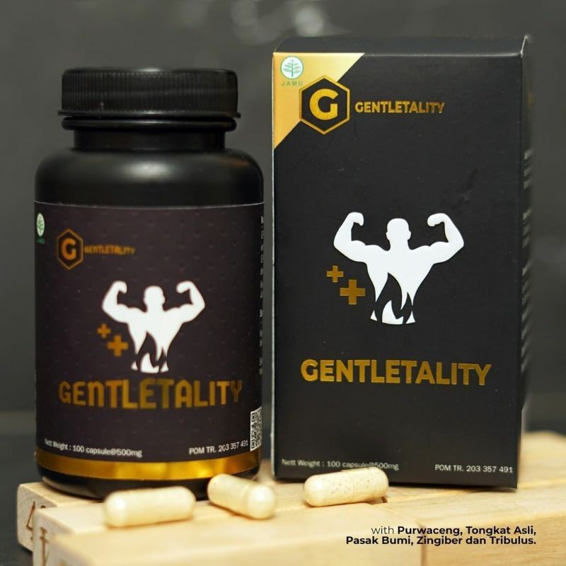 Gentletality Original Suplemen Herbal Penyubur dan Penambah Stamina Pria Dewasa
