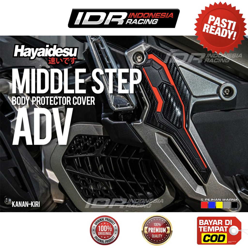 Hayaidesu Honda ADV 150 Middle Side Step Kiri Kanan Body Protector Cover