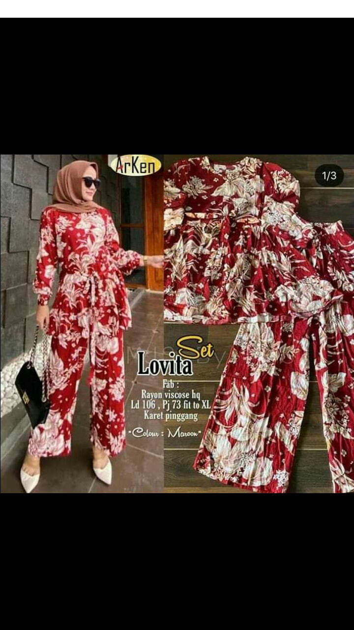 Termurah Gamis Batik Best Seller