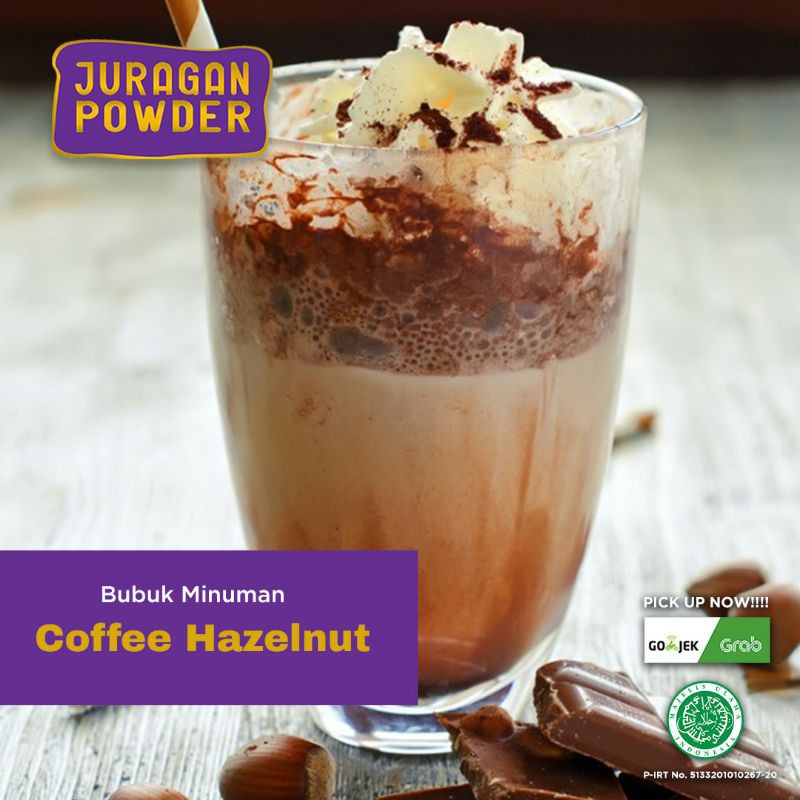 

Bubuk Minuman Rasa Coffee Hazelnut 1kg, Enak, Terlaris...YUK diorder.
