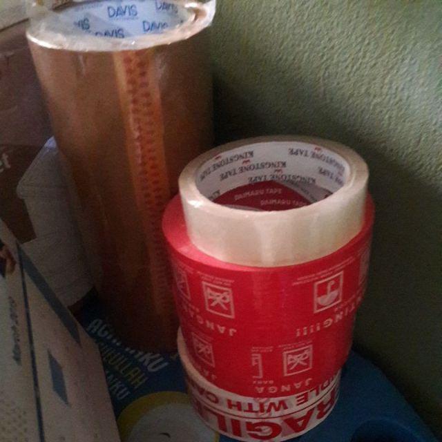 Lakban 2  Brand Rusfet Super Lengket 90 Yard