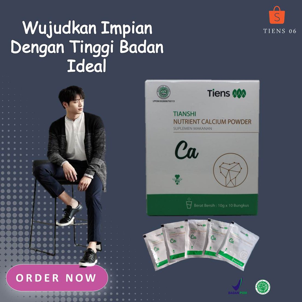 Susu Kalsium Peninggi Badan  Susu Nutrient High Tiens Susu Kalsium Tiens Untuk Patah Tulang