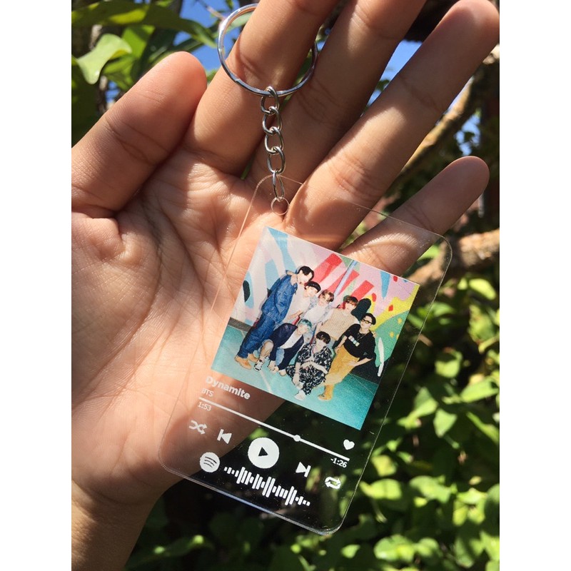 KEYCHAIN GANTUNGAN KUNCI SPOTIFY ACRYLIC