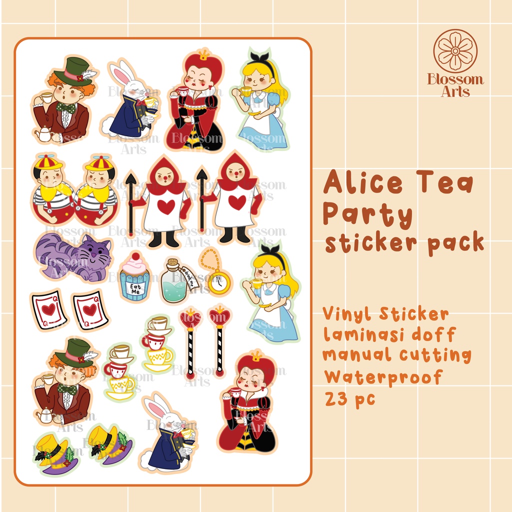 

Alice in Wonderland Tea Party Sticker Pack