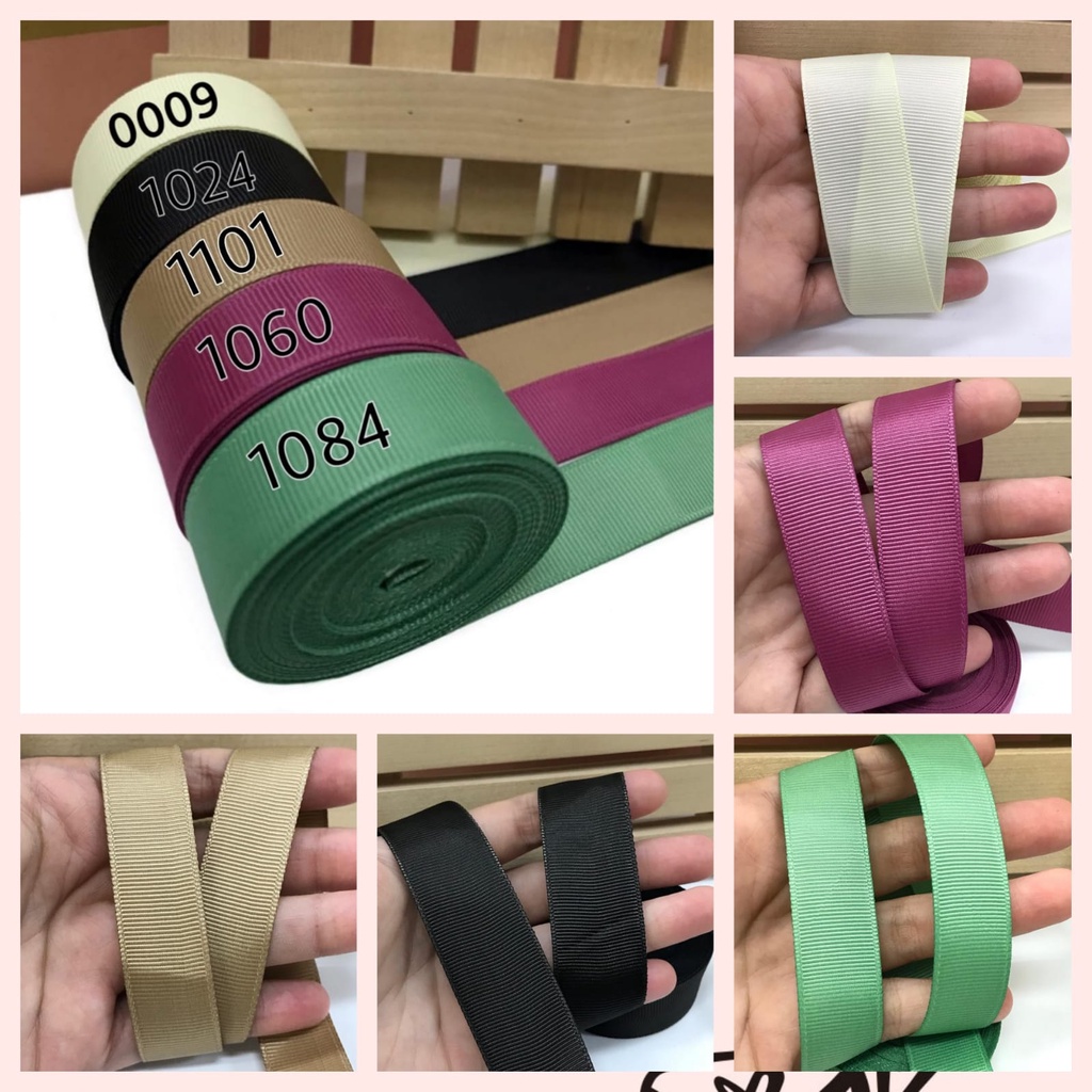 100 YARD - 3.8 CM &amp; 5 CM PITA GROSGRAIN IMPOR SUPER SALE | PITA POLOS | PITA KADO | GGF 21 D