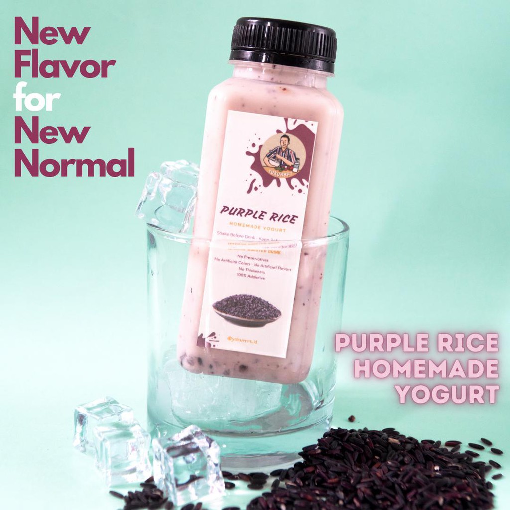 

Yokurrrt Purple Rice - Homemade Yogurt Yoghurt (250ml)