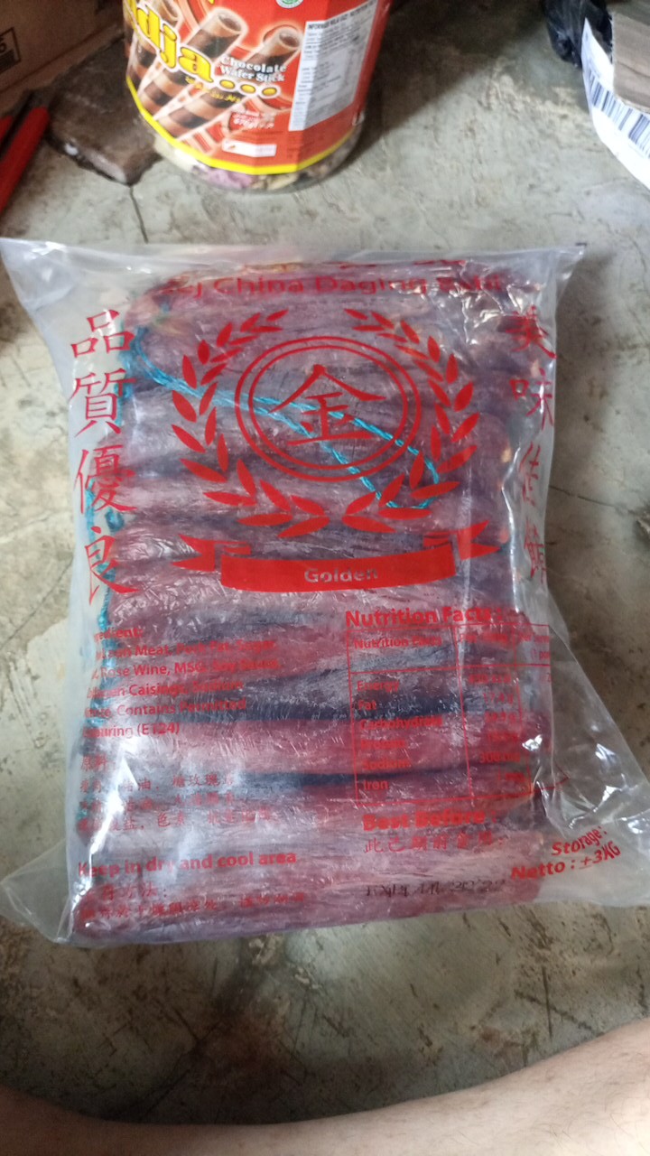 Sosis China Daging Babi ( Lapciong / Lap Ciong) Malaysia 3 Kg
