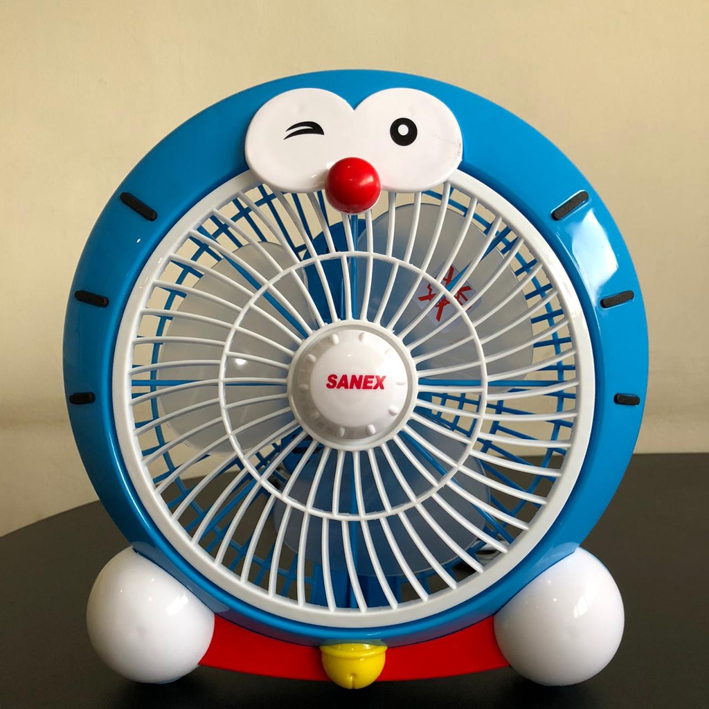 Kipas Angin Karakter SANEX Doraemon 8inch / box fan 8 inch