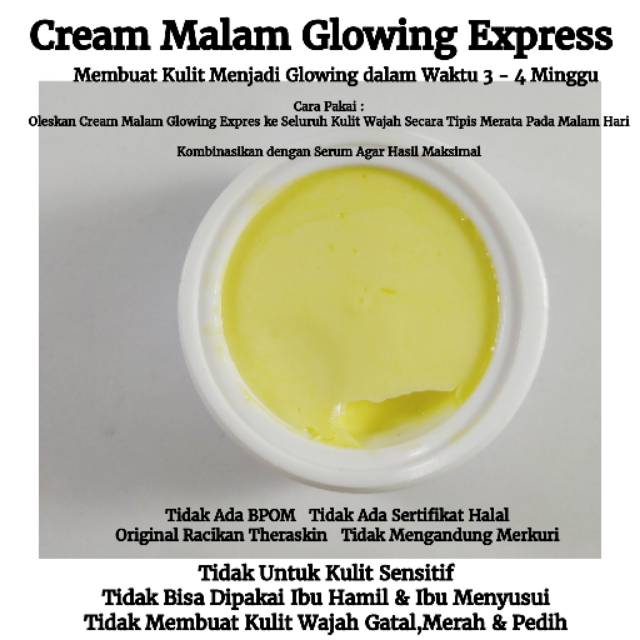 Cream Malam Glowing Express