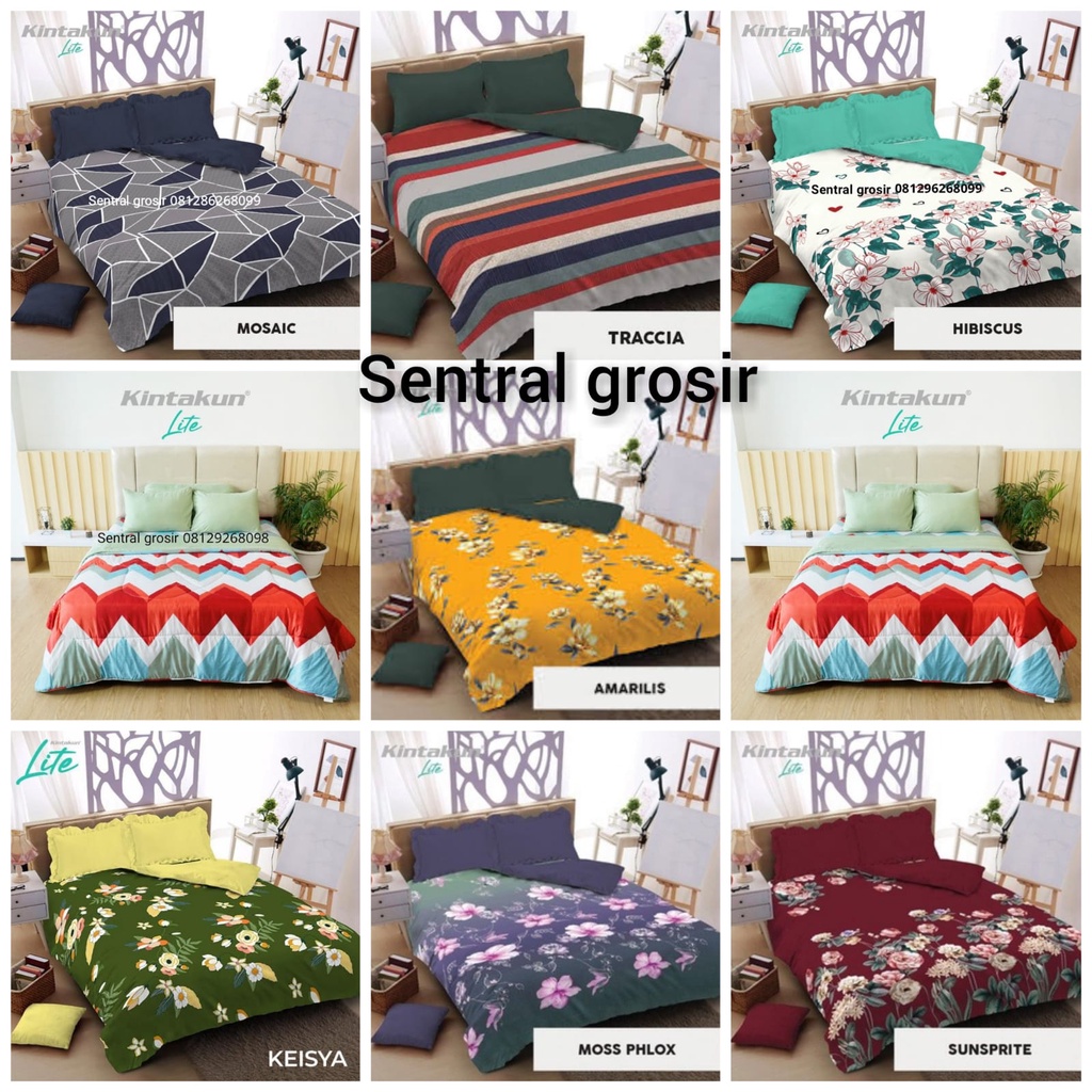 SET BEDCOVER KINTAKUN LITE
