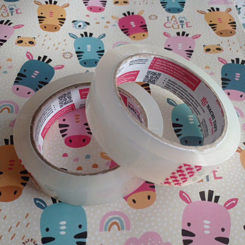 

Isolasi bening nachi tape 24mm 72yards (1pcs)