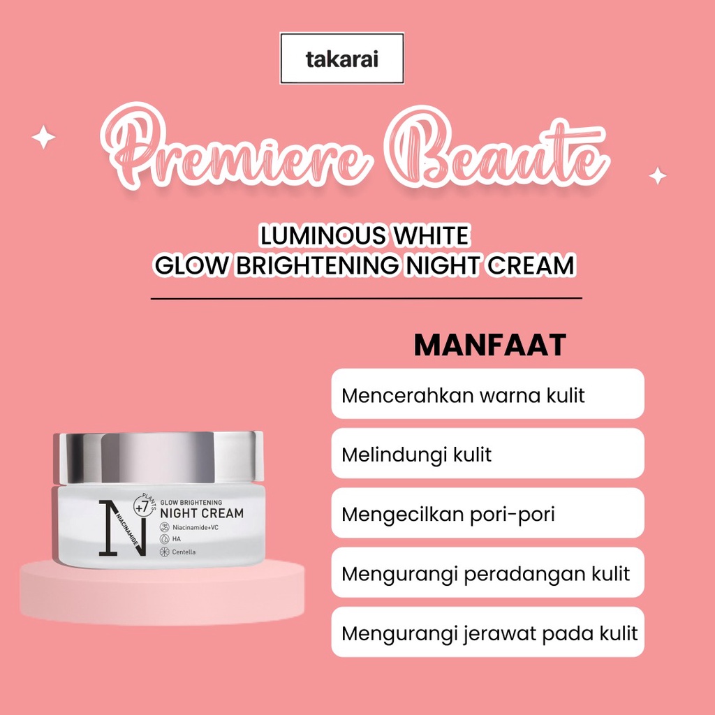 [ORI] Premiere Beaute Paket 3in1 Treatment Perawatan Wajah Toner + Serum + Night Cream Skincare Series - BPOM